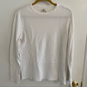 J Crew Vintage Thermal Waffle Knit Long Sleeve